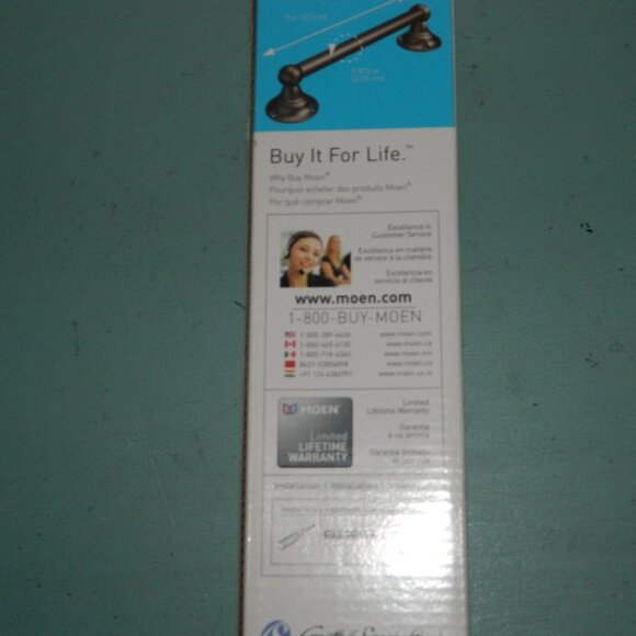 Moen 9" Designer Hand Grip LR2250DOWB Old World Bronze - Picture 4 of 4